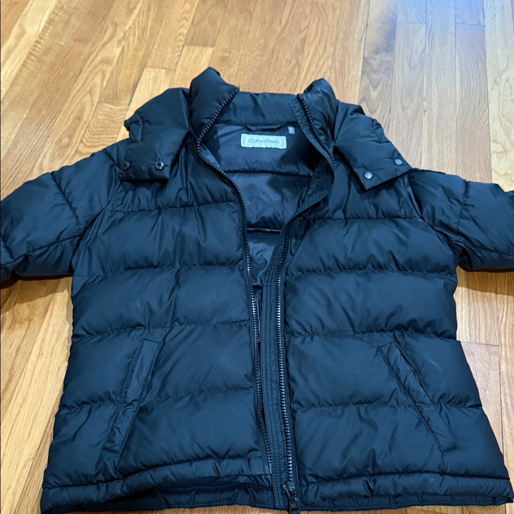 Calvin Klein Collection Black Puffer Jacket